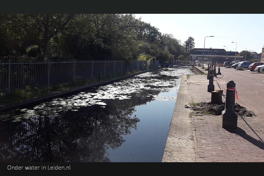 binnenvestgracht nog zonder watertuinen verbouwing Lakenplein aug